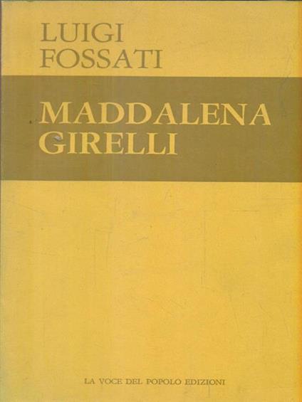 Maddalena Girelli - Luigi Fossati - copertina