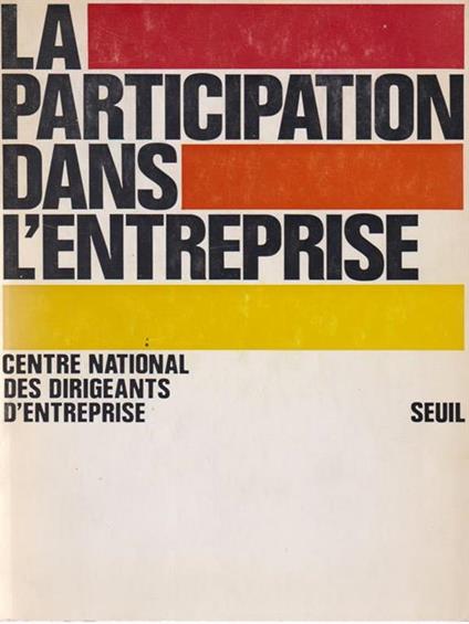 La participation dans l'entreprise -   - copertina