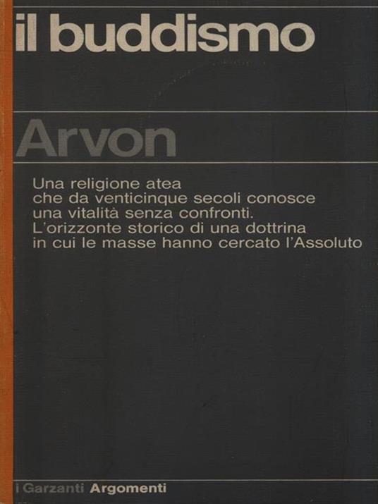 Il buddismo - Henri Arvon - copertina