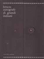 Lettere autografe di grandi italiani