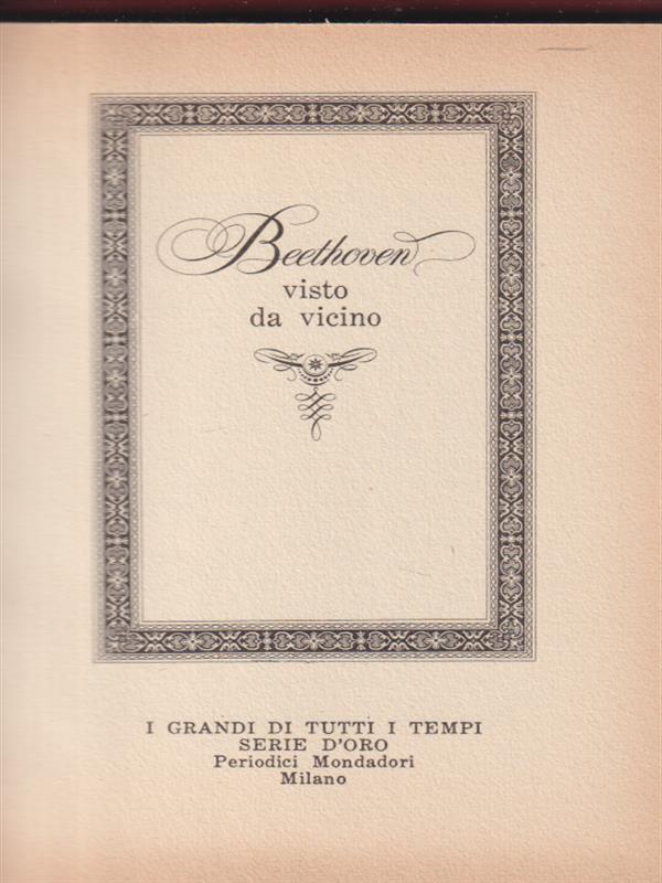 Beethoven visto da vicino