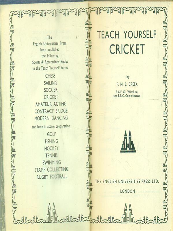 Teach yourself cricket