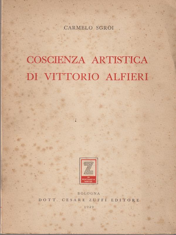 Coscienza artistica di Vittorio Alfieri