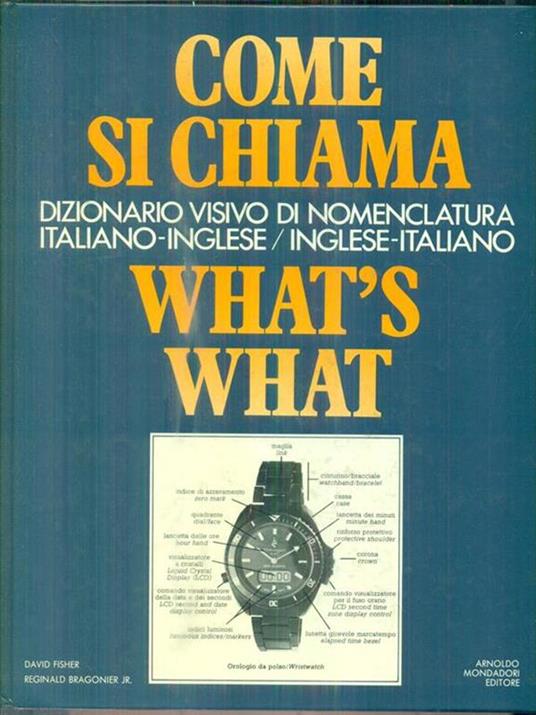 Come si chiama. What's what - David Fisher - copertina