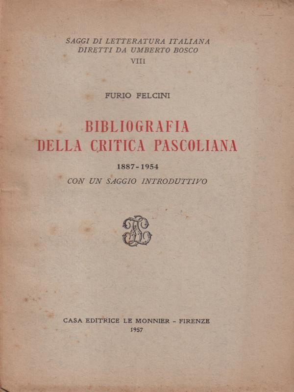 Bibliografia della critica pascoliana