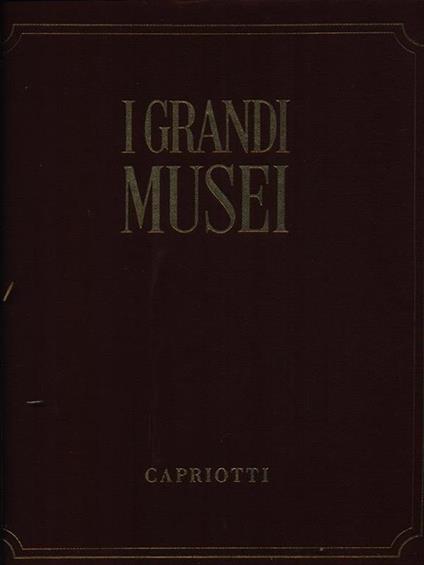 I grandi musei vol. 1 - copertina