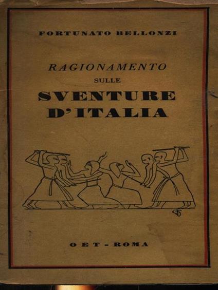   Ragionamento sulle sventure d'Italia - Fortunato Bellonzi - copertina