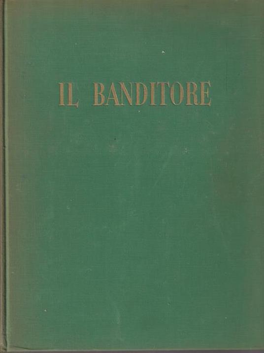 Il banditore - Orio Vergani - copertina