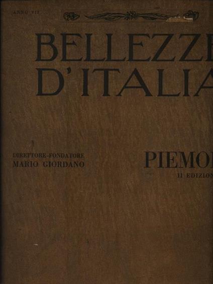   Bellezze d'Italia. Piemonte - copertina