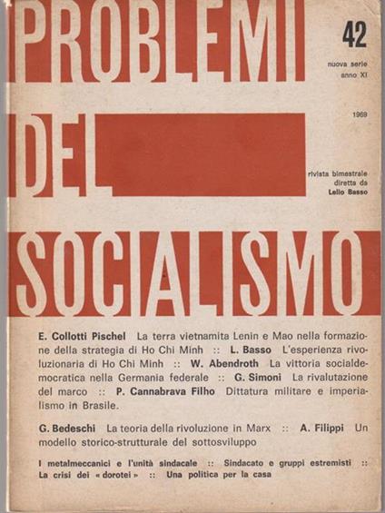   Problemi del socialismo n.42 - copertina