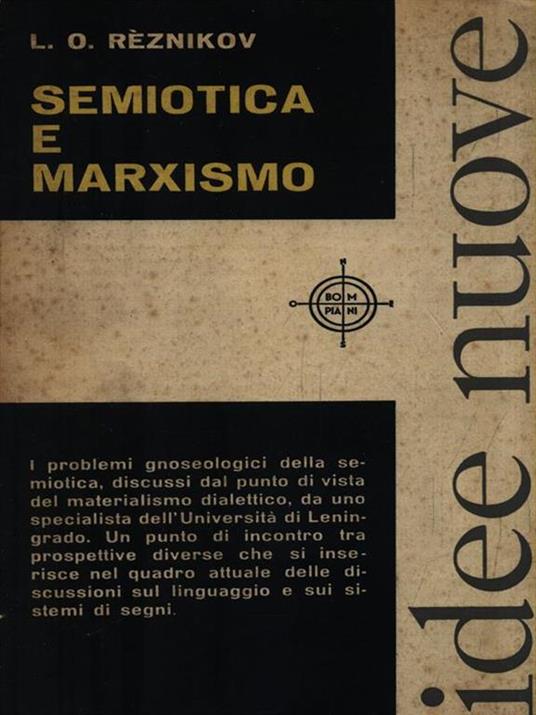   Semiotica e Marxismo - L. O. Reznikov - copertina
