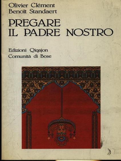   Pregare il padre nostro - Olivier Clement - copertina