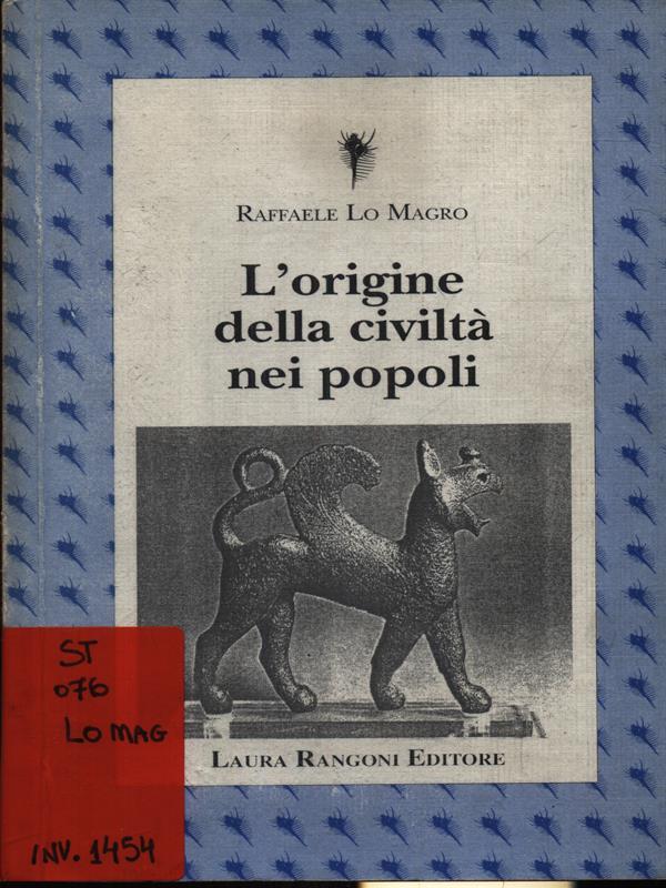 L' origine della civiltà dei popoli