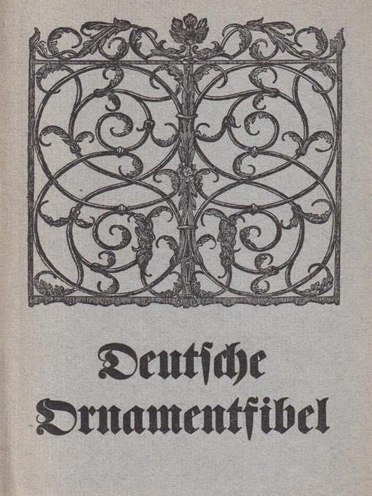   Deutsche ornamentalfibe - copertina