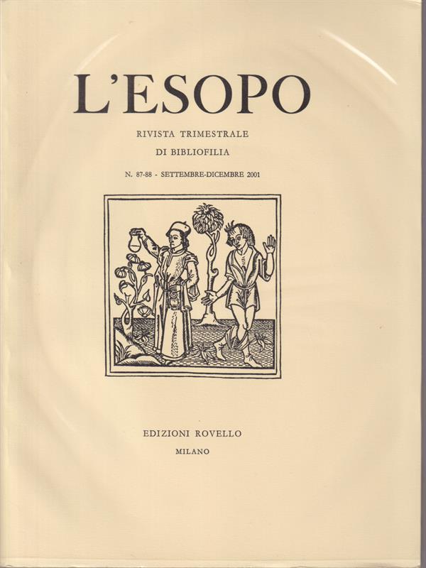 L' esopo n. 87-88 settembre-dicembre 2001