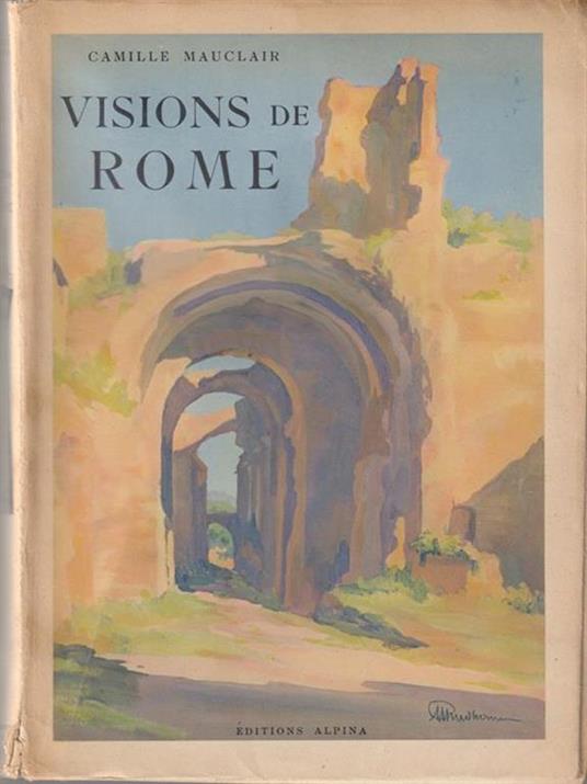 Visions de Rome - Camille Mauclair - copertina
