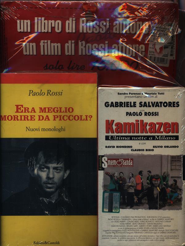Libro: era meglio morire da piccoli + VHS: Kamikazen
