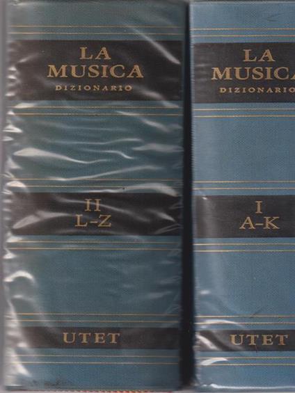 La musica Dizionario 2 vv - G.M. Gatti - copertina