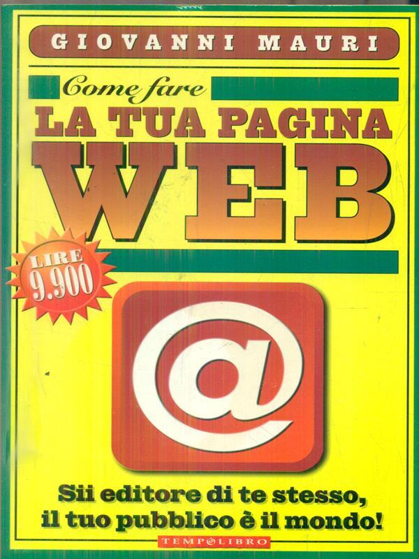 Come fare la tua pagina Web