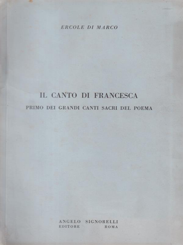 Il canto di Francesca
