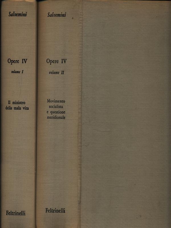 Opere IV - Volume I e II