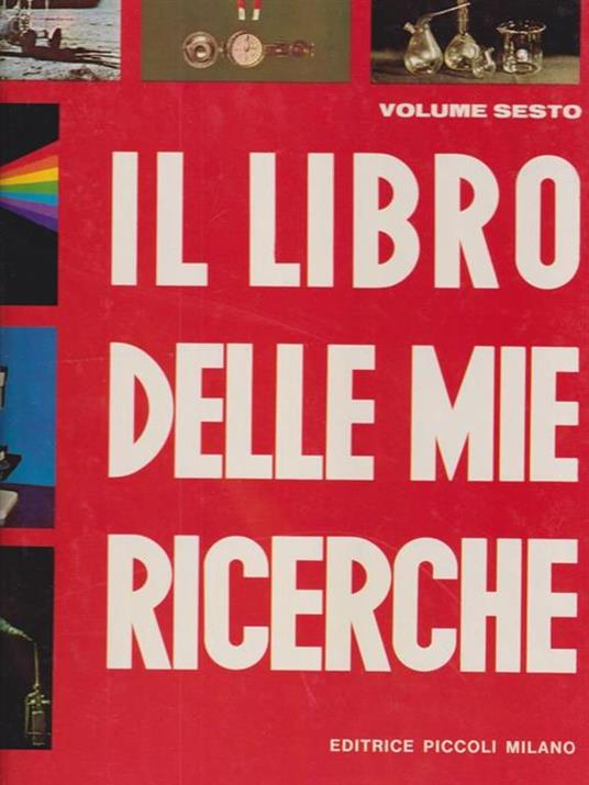 Il libro delle mie ricerche vol.6 - copertina