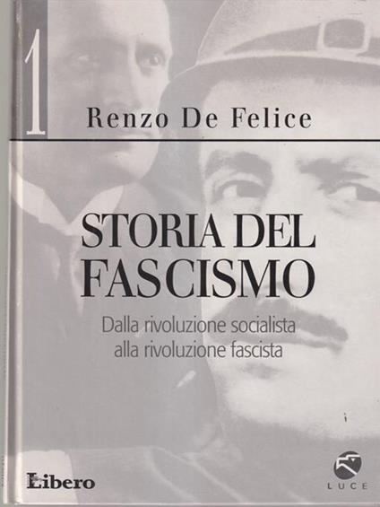 Storia del fascismo 5 voll - Renzo De Felice - copertina