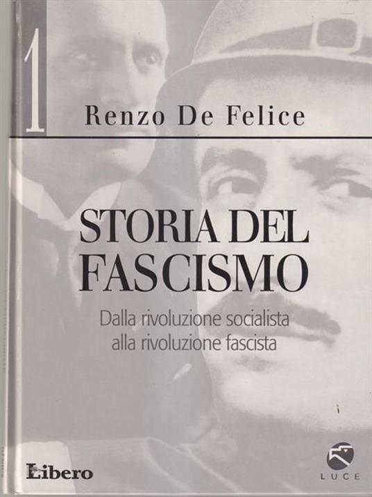 Storia del fascismo 5 voll - Renzo De Felice - copertina