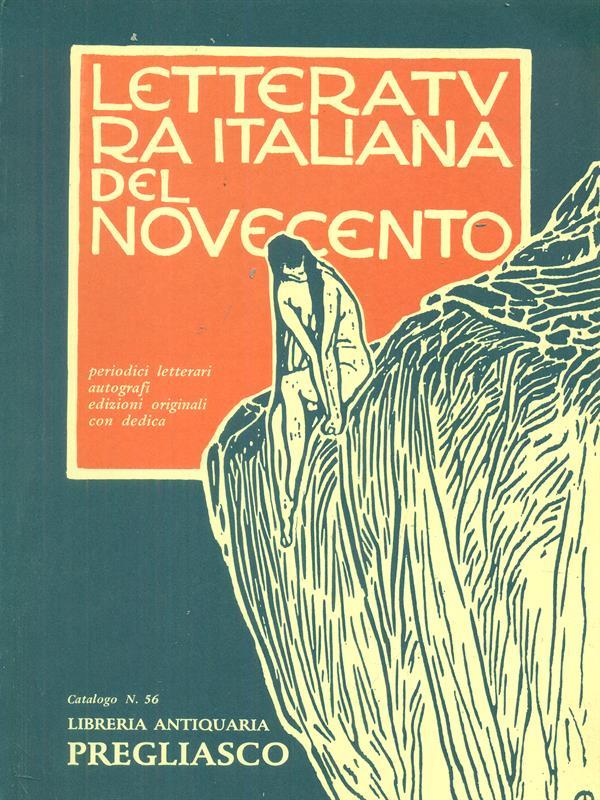 Letteratura italiana del Novecento Catalogo n 56