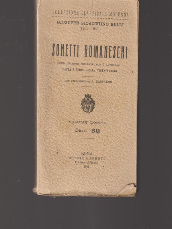   Sonetti romaneschi