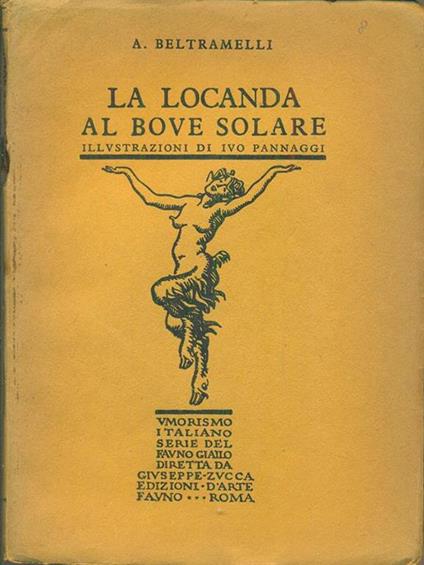 La locanda al bove solare - A. Beltramelli - copertina