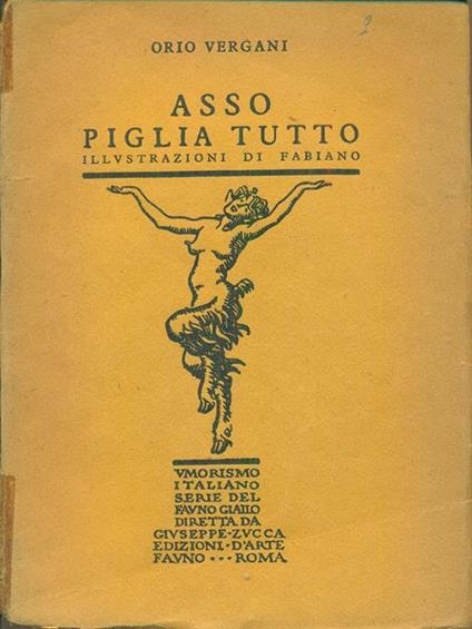 Asso piglia tutto - Orio Vergani - copertina