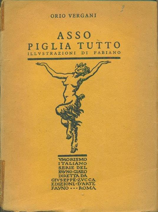 Asso piglia tutto - Orio Vergani - copertina