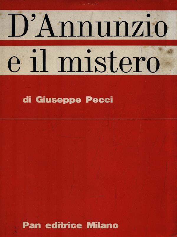   D'Annunzio e il mistero