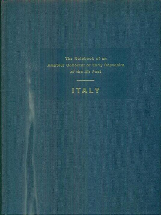 The notebook of an amateur collector of early souvenirs of the air post. Italy - copertina
