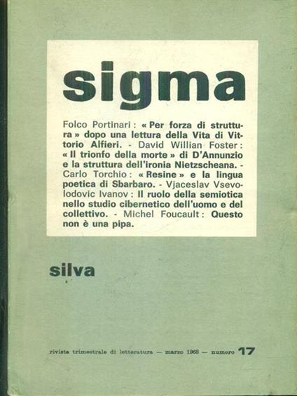   Sigma 17/marzo 1968 - copertina