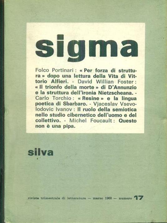   Sigma 17/marzo 1968 - copertina