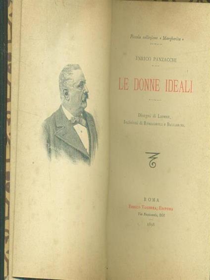 Le donne ideali - Enrico Panzacchi - copertina