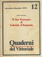   Quaderni del Vittoriale - Anno II N. 12/Novembre-Dicembre 1978