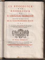 La buccolica e le georgiche