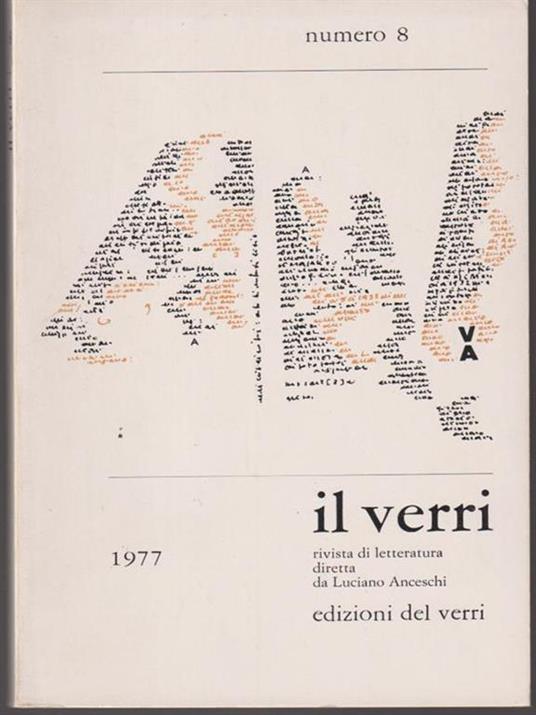 Il verri, n.8. 1977 - copertina