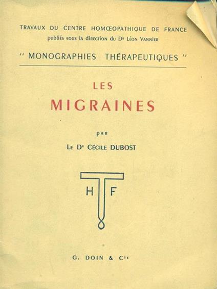 Les migraines - Cecile Dubost - copertina