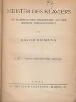 Meister des Klaviers. Die Pianisten der Gegenwart und der letzten Vergangenheit