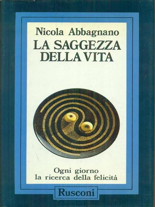 La saggezza della vita - Nicola Abbagnano - copertina