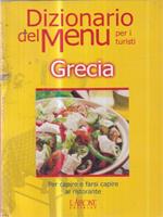   Dizionario del menu per i turisti. Per capire e farsi capire al ristorante. Grecia