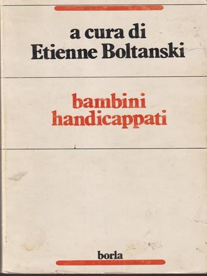 Bambini handicappati - Etienne Boltanski - copertina