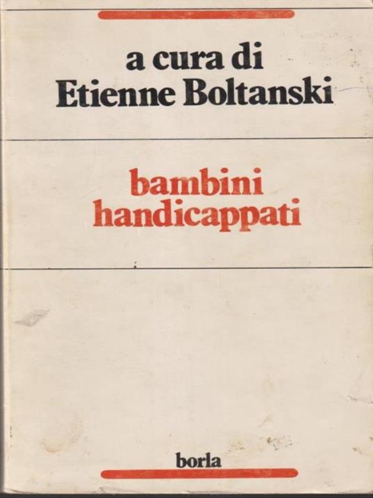 Bambini handicappati - Etienne Boltanski - copertina