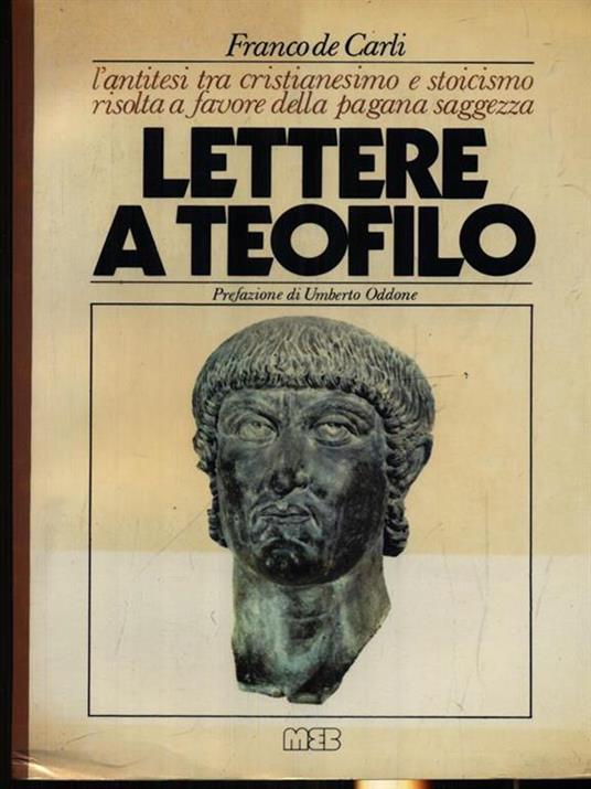   Lettere a Teofilo - Franco De Carli - copertina