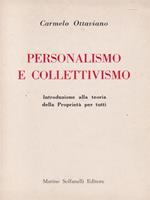   Personalismo e collettivismo