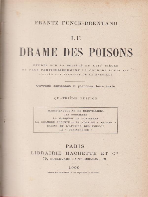 Le drame des poisons